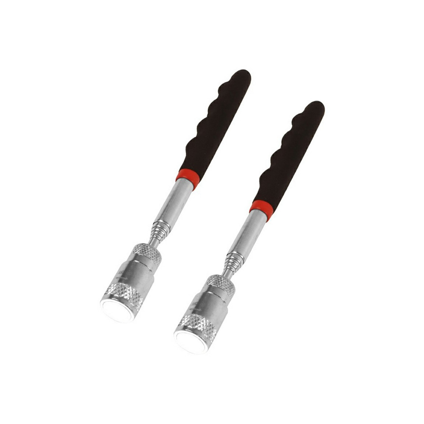 LED magnetisk jern pickup verktøy teleskopisk forlengelsesstang med lys