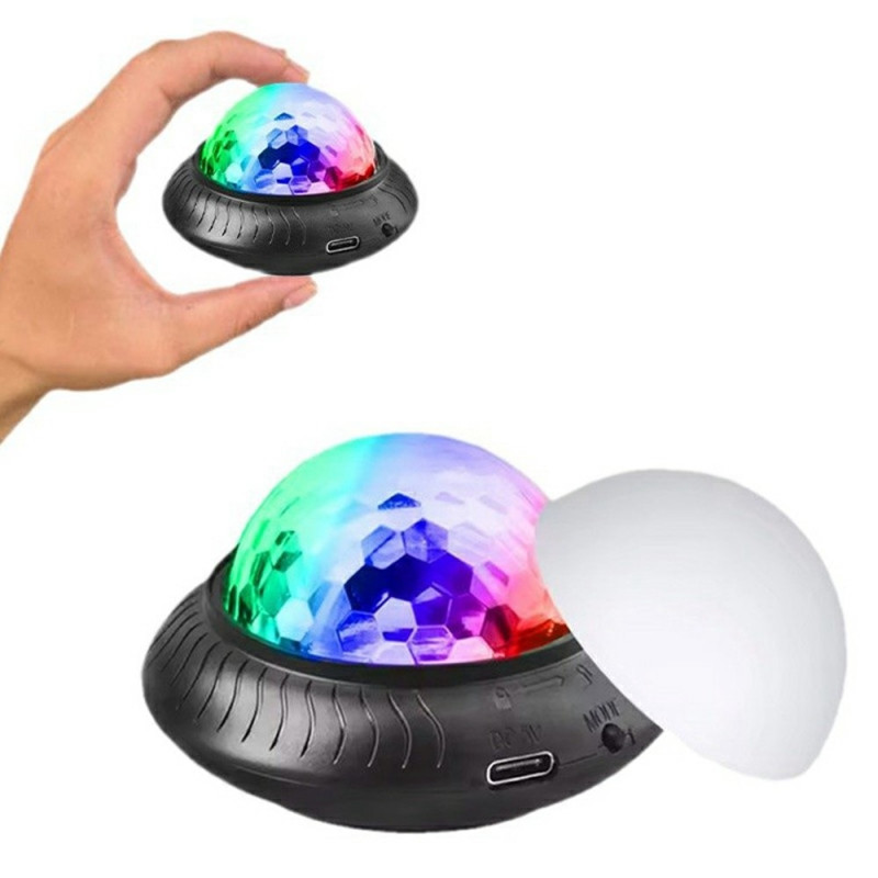 Disco Ball Light scenebelysning RGB Rotating Atmosphere Party Lamp