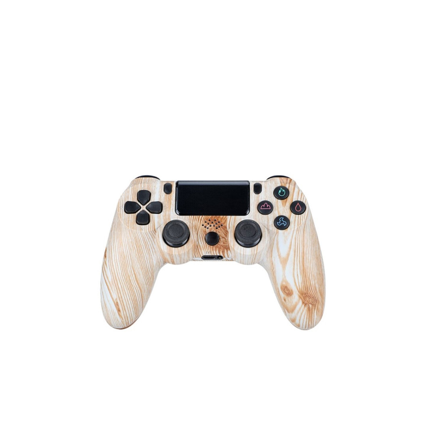 Trådløs PS4-spillkontroller med høyttaler og stereohodesettkontakt - Tre