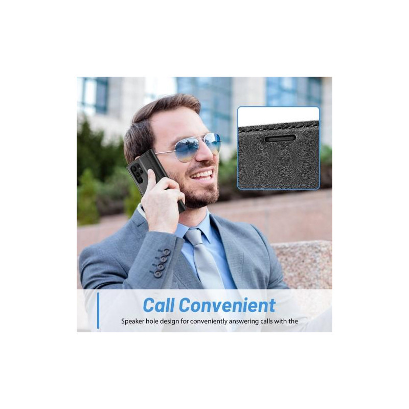 LC.IMEEKE Pung Taske til Samsung Galaxy S23 Ultra - Sort