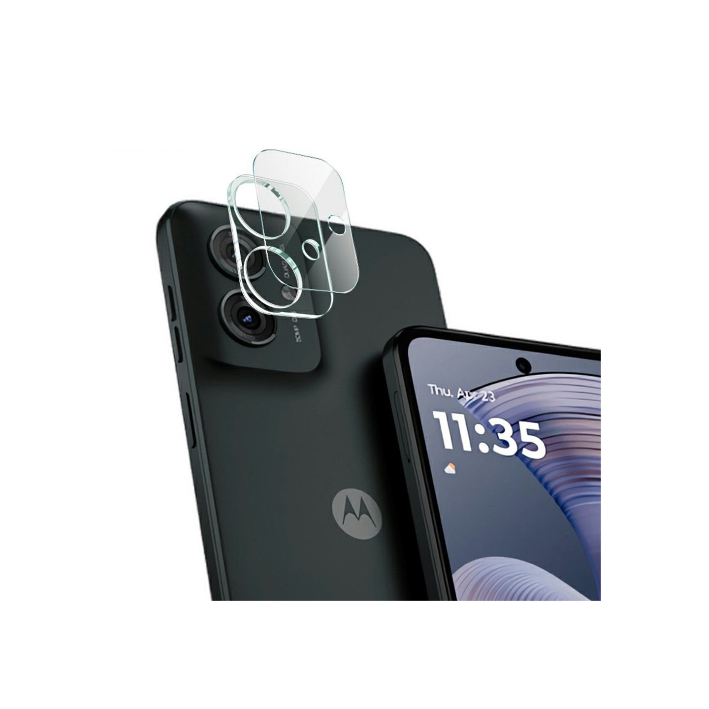 IMAK För Motorola Moto G55 Härdat Glas Kamera Linsskydd