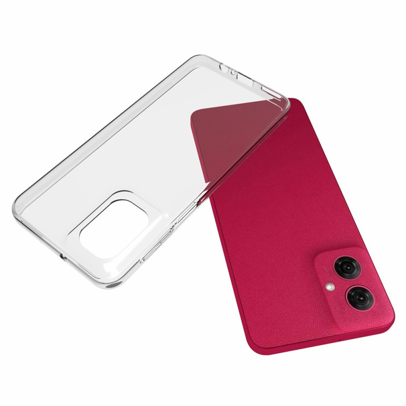 For Motorola Moto G55 5G Slim Transparent TPU Case Cover