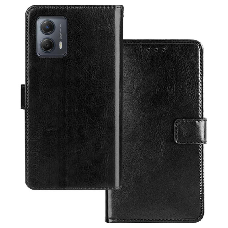 IDEWEI Wallet Case for Motorola Moto G53 5G - Black