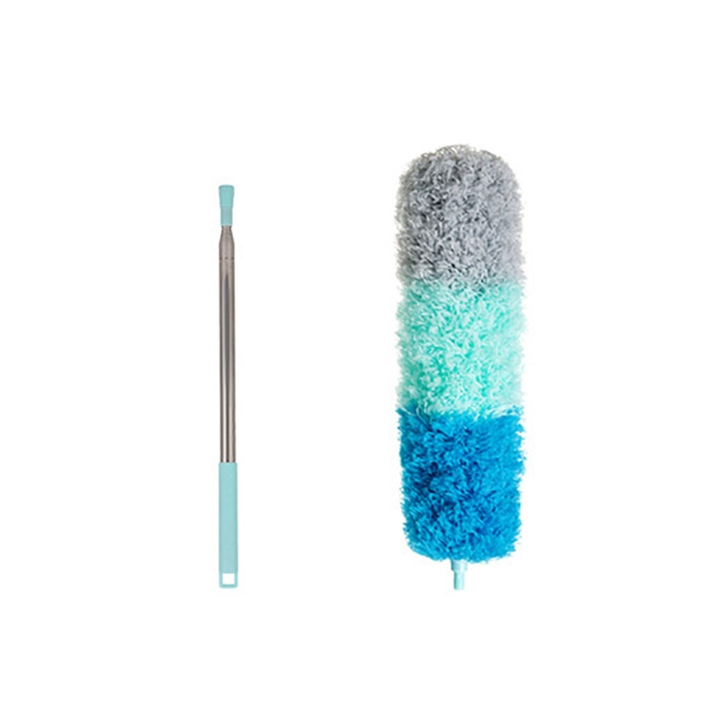 2.5 m telescopic spring duster Dust cloth Cleaning - Telescopic pole + dust cloth