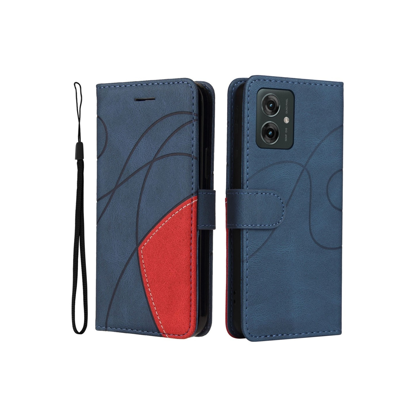 KT Plånboksfodral till Motorola Moto G55 - Blå