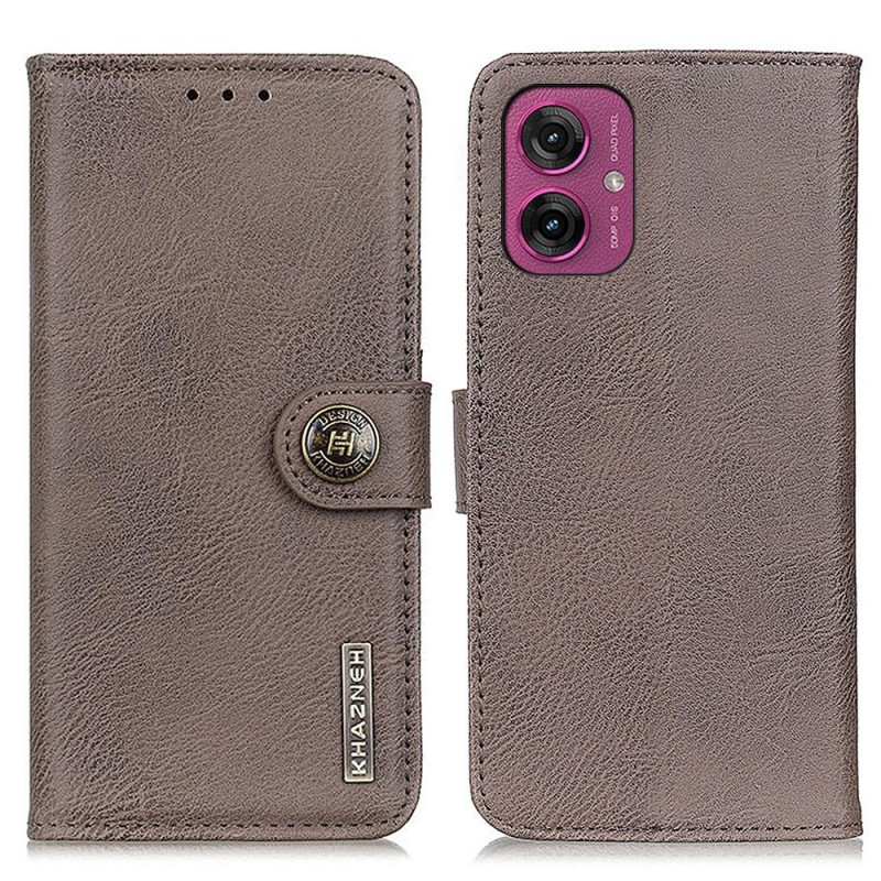 KHAZNEH Motorola Moto G55 Lommebok-deksel - Khaki