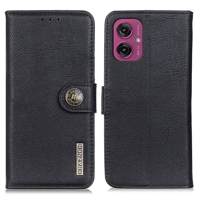 KHAZNEH Wallet Stand Case for Motorola Moto G55
