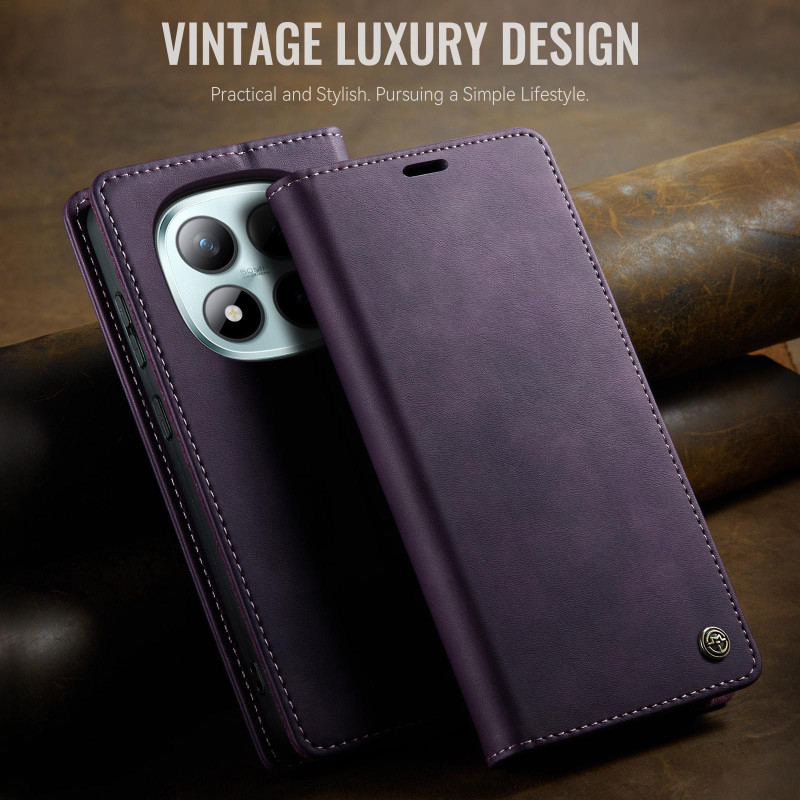 CASEME Retro Etui med Lommebok til Xiaomi Poco M8 Pro 5G / Xiaomi Redmi Note 15 Pro+ 5G