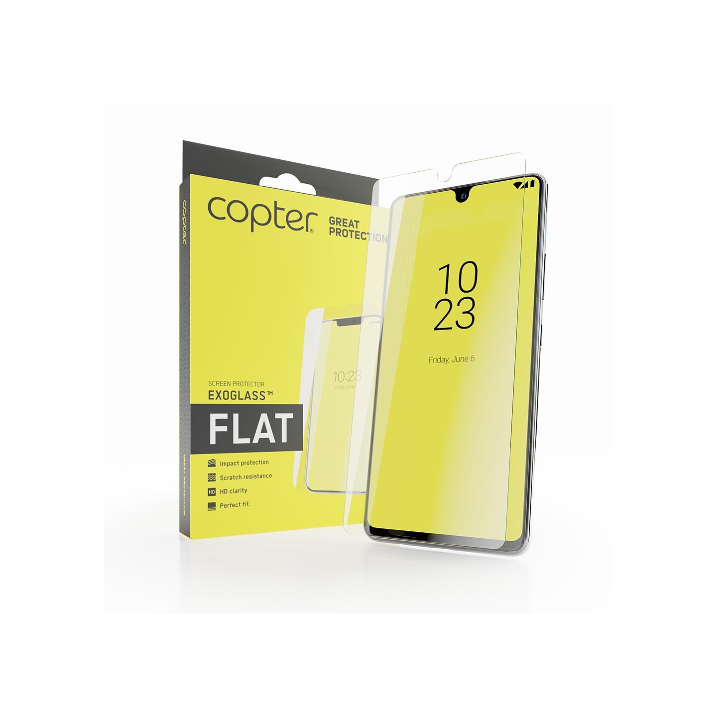 Copter Exoglass til Samsung Galaxy A56 – flat edition