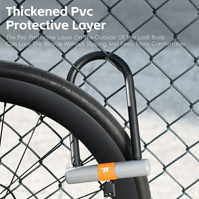 WEST BIKING Stöldskydd Cykel Motorcykel Moped Scooter Lås med 2 nycklar