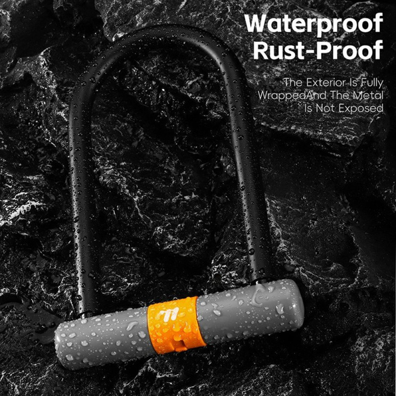 WEST BIKING Stöldskydd Cykel Motorcykel Moped Scooter Lås med 2 nycklar