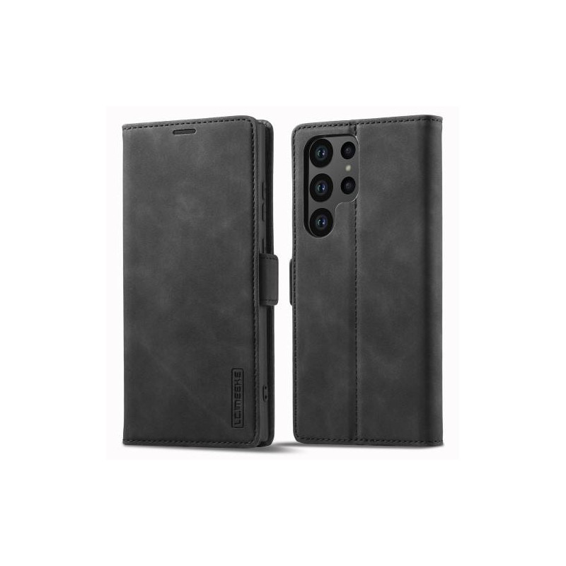 LC.IMEEKE Lommebok - deksel til Samsung Galaxy S23 Ultra - Svart