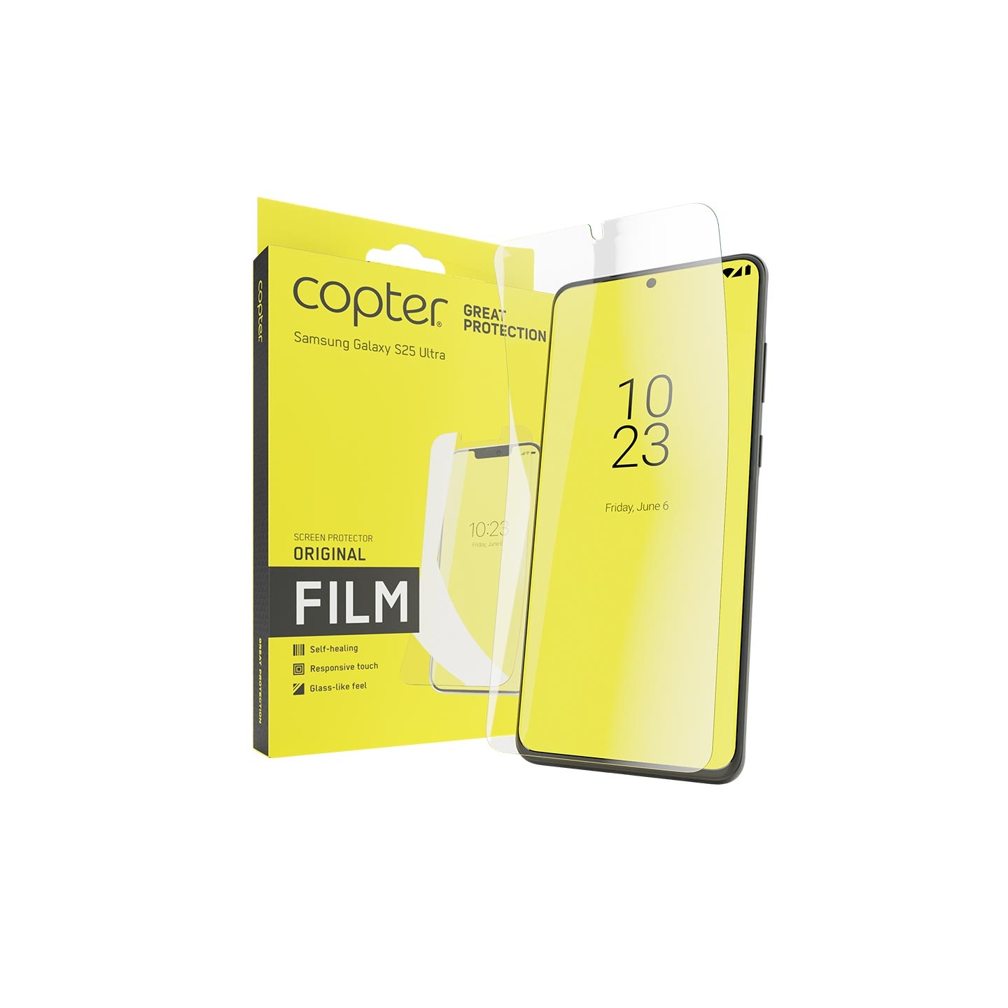 Copter Screenprotector to Samsung Galaxy S25 Ultra