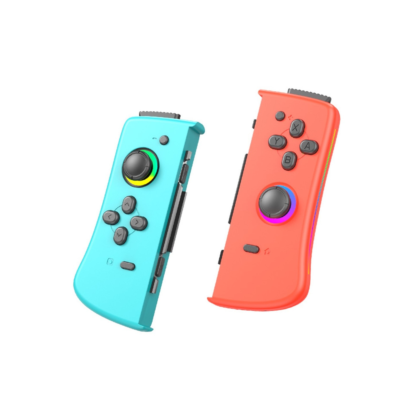 Kompatibel med Nintendo Switch Joy-Con Controller Bluetooth Gamepad - Rød+blå
