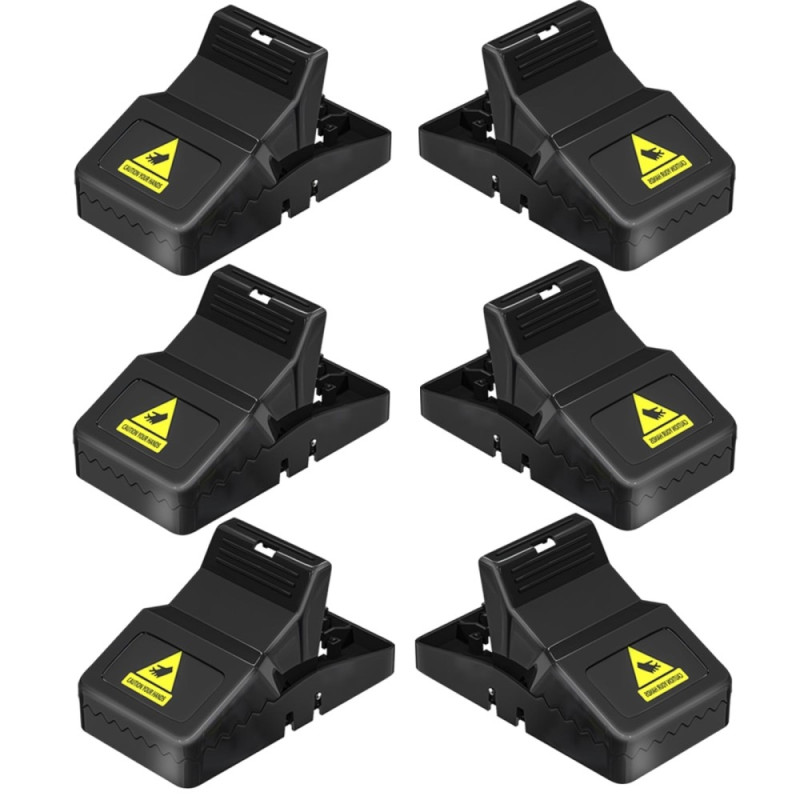 6-pack Reusable Highly Sensitive Mouse Traps