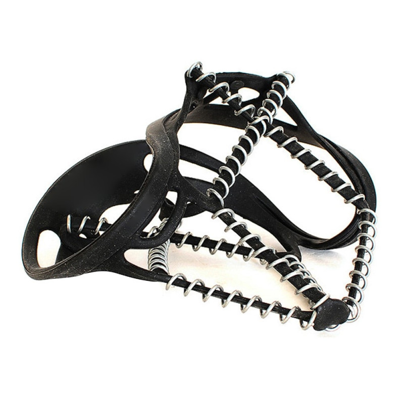 1,2 mm stålspoler Spikes Walk Snoreblokker for isfiske/jakt/trugeturer - M