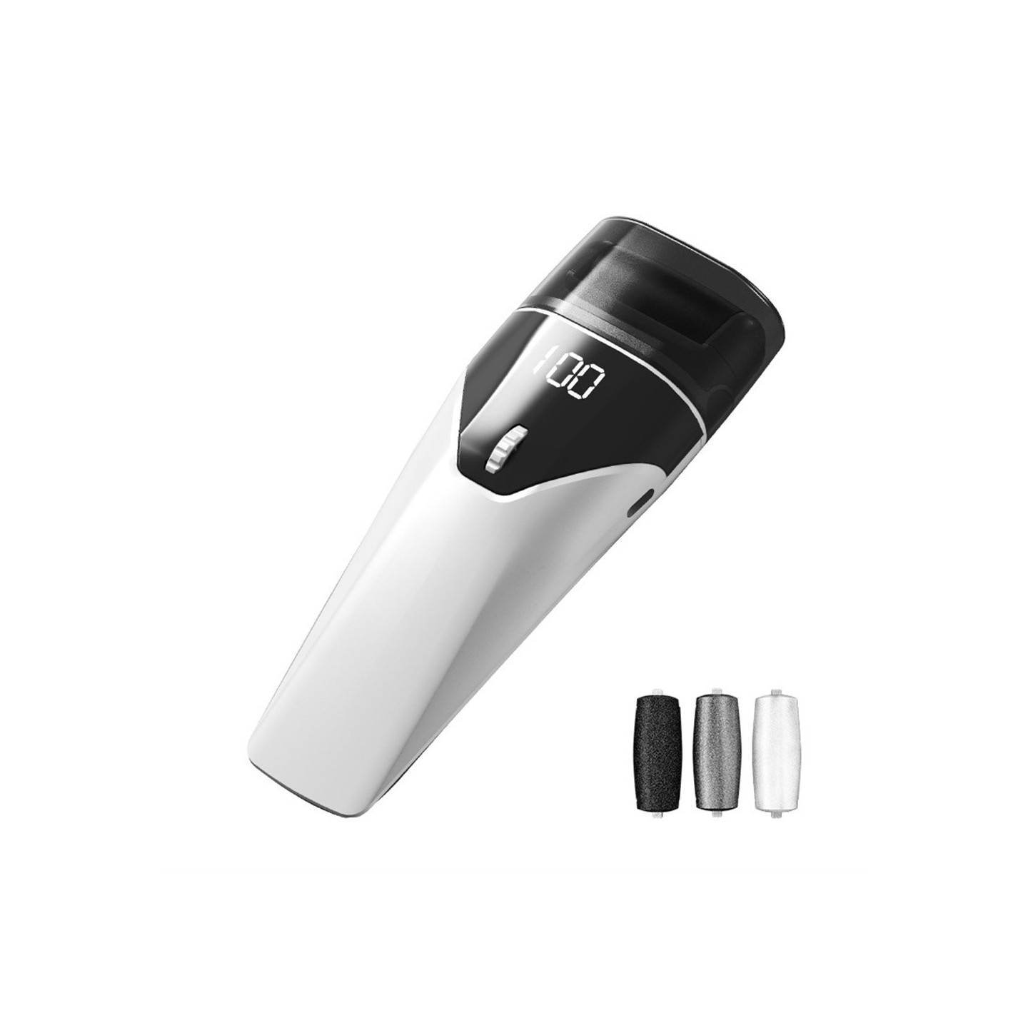 100 hastigheter Elektrisk fotfil 3 slipehoder digitalt display Pedikyr