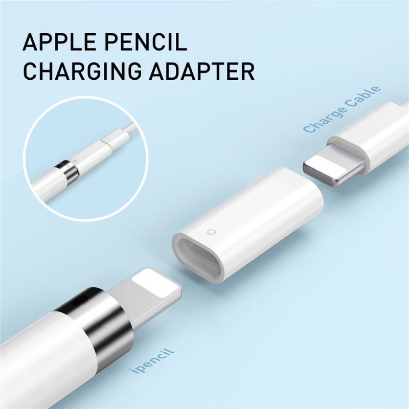 Lyijykynälle (1. sukupolvi) tarkoitettu magneettinen lataussovitinsetti, kärjet ja pidike