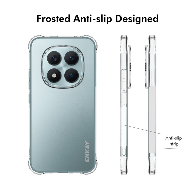 ENKAY TPU Taske Skridsikker dæksel til Xiaomi Redmi Note Pro+ 5G  / Xiaomi Poco M8 Pro 5G