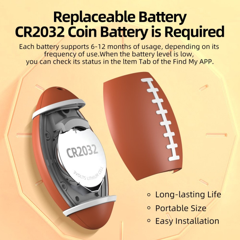 Anti-Lost Mini Global Locator Smart GPS Tracker Fungerar med Find My