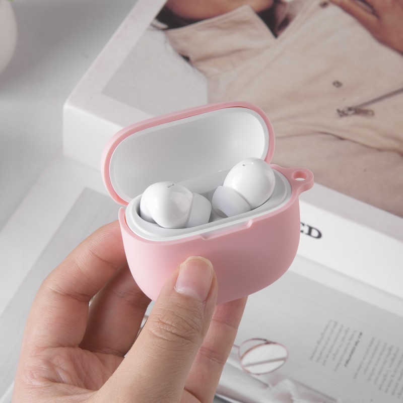 För Xiaomi Redmi Buds 6 Lite Silikonfodral Anti-Scratch Skyddsfodral - Rosa