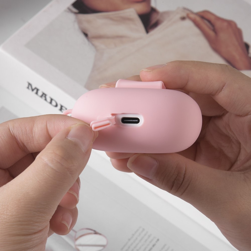 Til Xiaomi Redmi Buds 6 Lite Silikone Etui Anti-ridse Beskyttende Etui - Mørkeblå