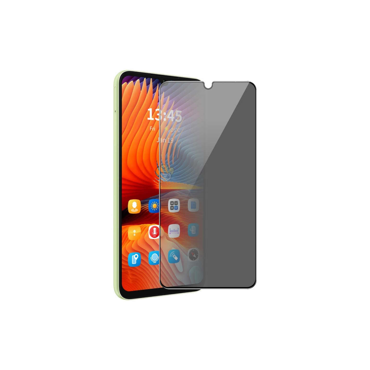 ENKAY För Xiaomi Redmi 14C Anti - Spion Skärmskydd Full täckning