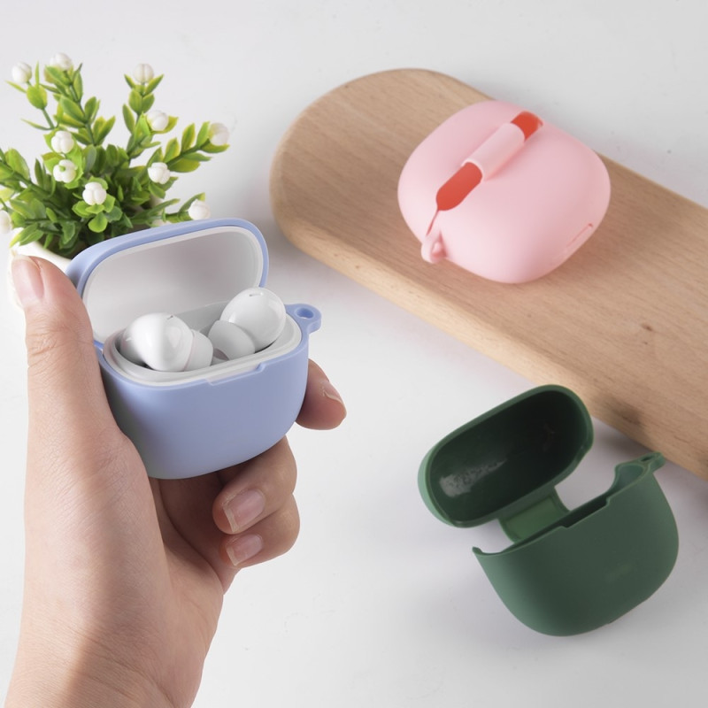 Xiaomi Redmi Buds 6 Lite silikonikotelolle naarmuuntumaton suojakotelo - Punainen