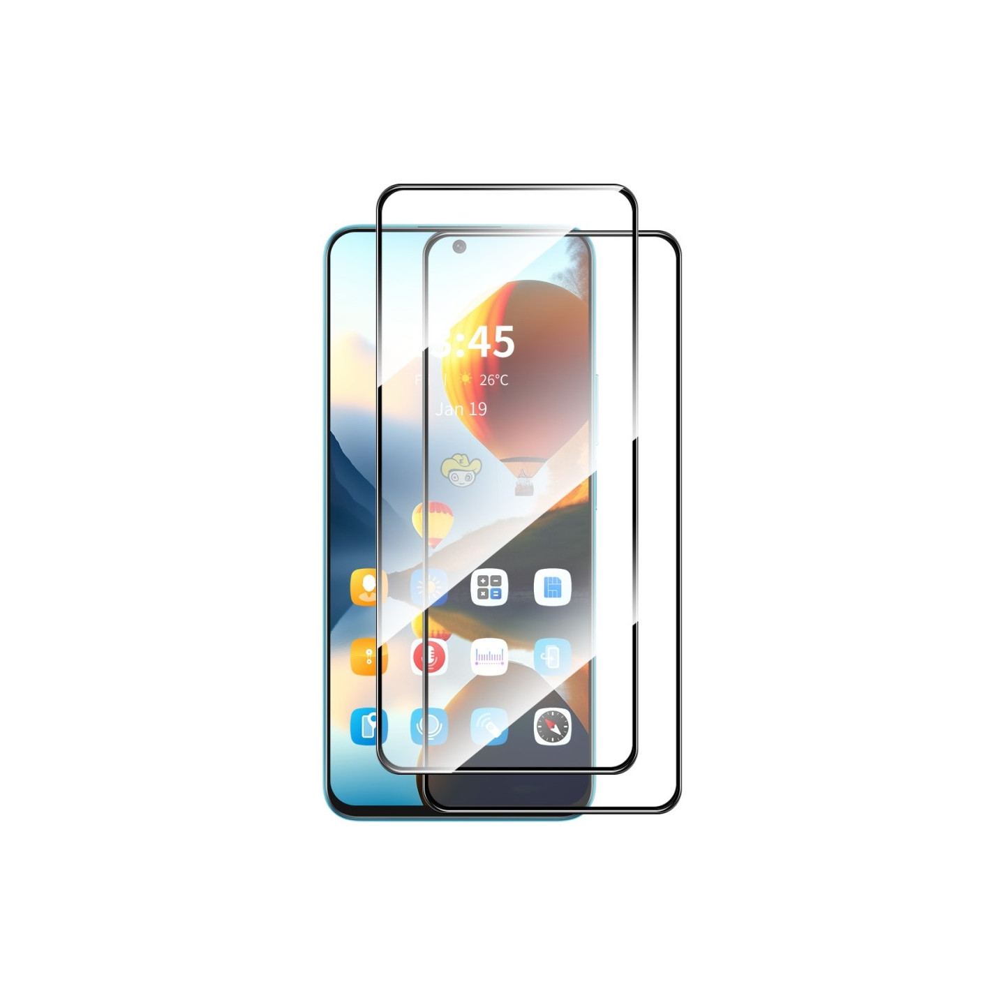 ENKAY HAT PRINCE 2Pcs Xiaomi 14T / 14T ProC Näytönsuoja Alumiini - Piilasi Kalvo