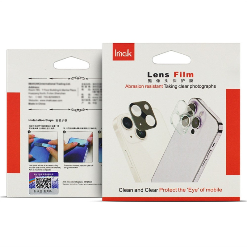 IMAK For Xiaomi Redmi 14C camera lens protector tempered glass lens film