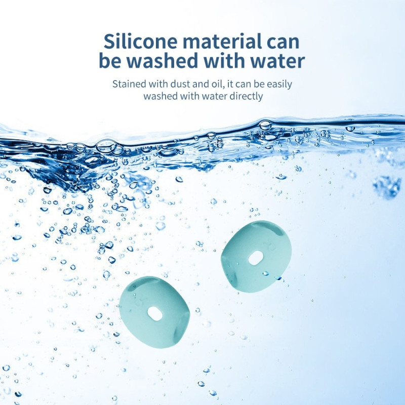 AirPods 4:lle liukumaton silikonikotelo, korvasuojat, nappikuulokkeet - Sininen