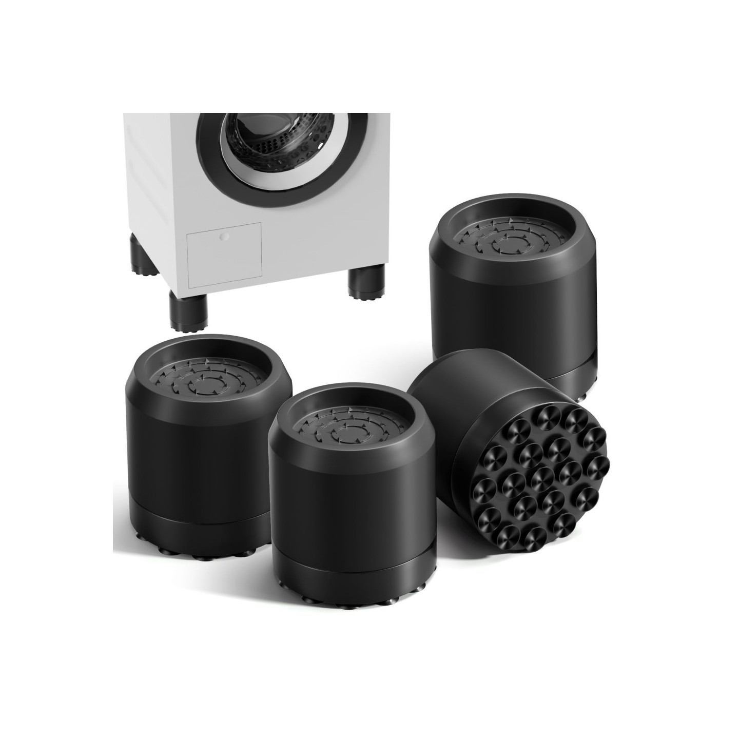 4pcs Dampers For Washing Machine Shock Absorbing Pads Silent Non - Slip Step Pads