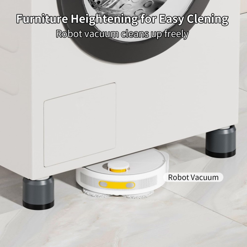 4st Dämpare För Tvättmaskin Stötdämpande Kuddar Tysta Halkfria Stigkuddar