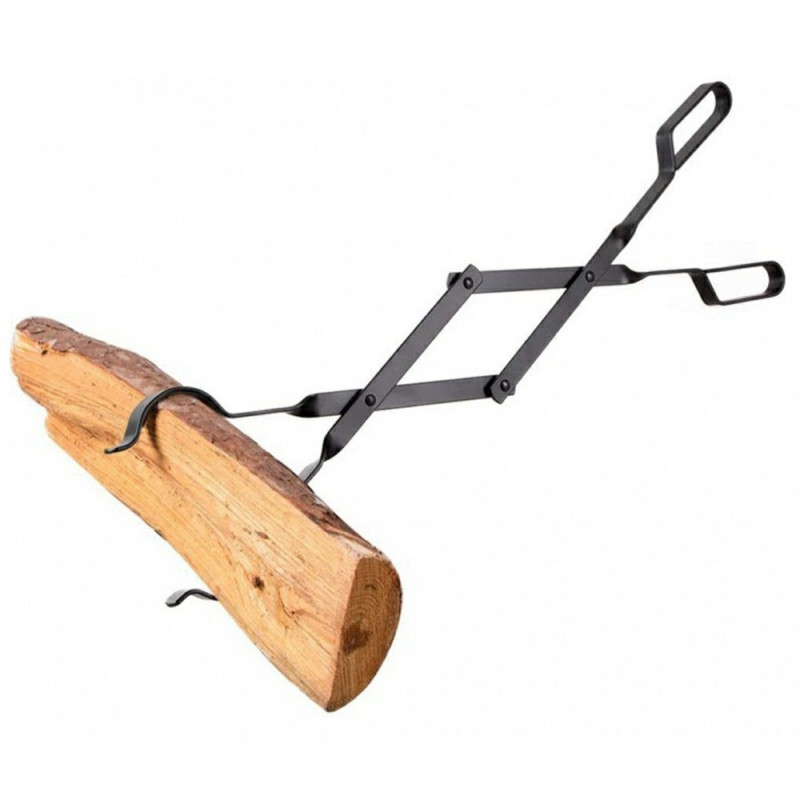 Pliers Firewood Steel Pliers Foldable Fireplace Fireproof Wood Clamp Fireplace