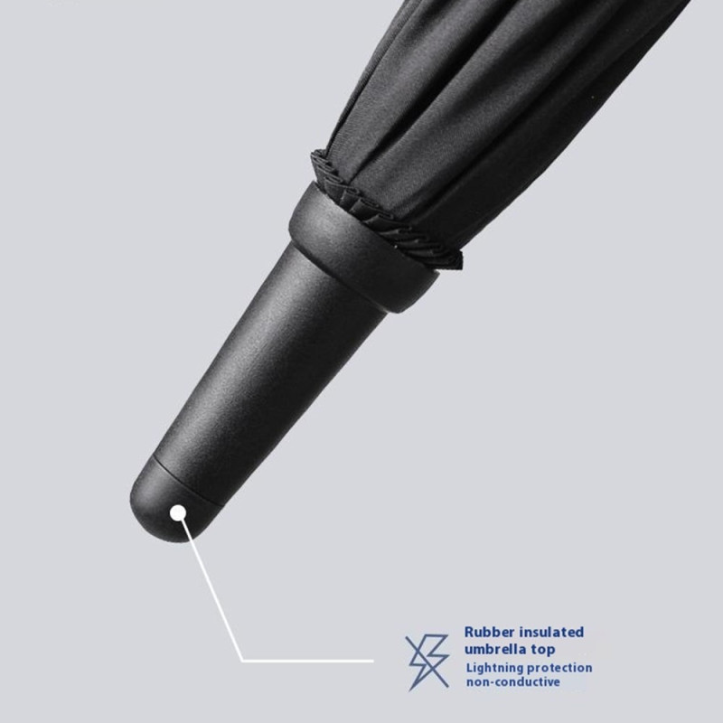 125cm double layer automatic umbrella Long handle umbrella with sleeve