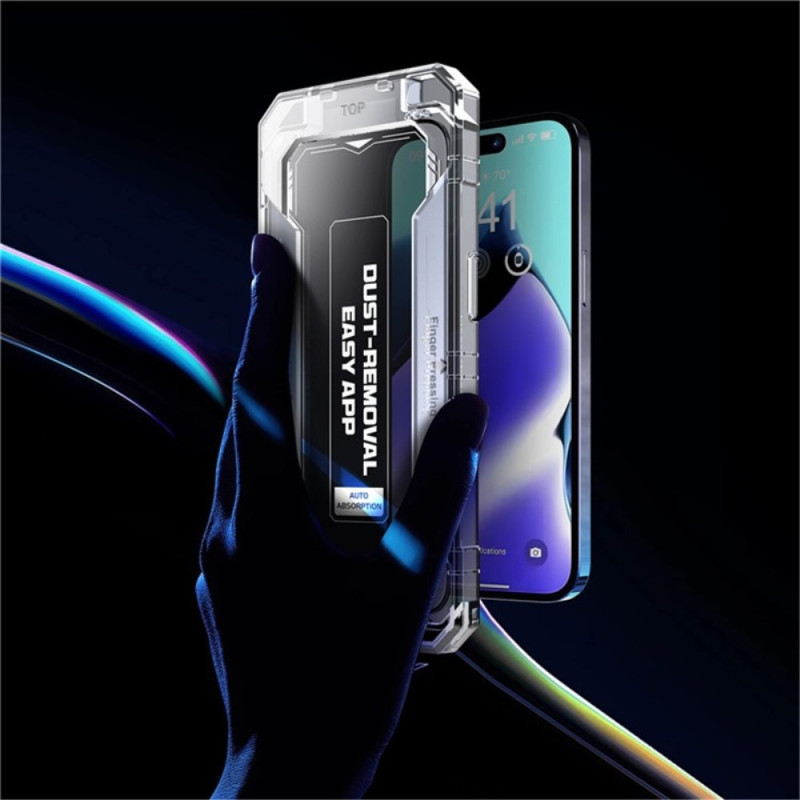 För iPhone 16 / 15 Anti - spion Privacy Skärmskydd i härdat glas