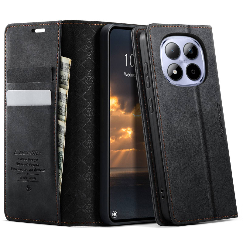 CASEME Retro Etui med Lommebok til Xiaomi Redmi Note 15 Pro 5G