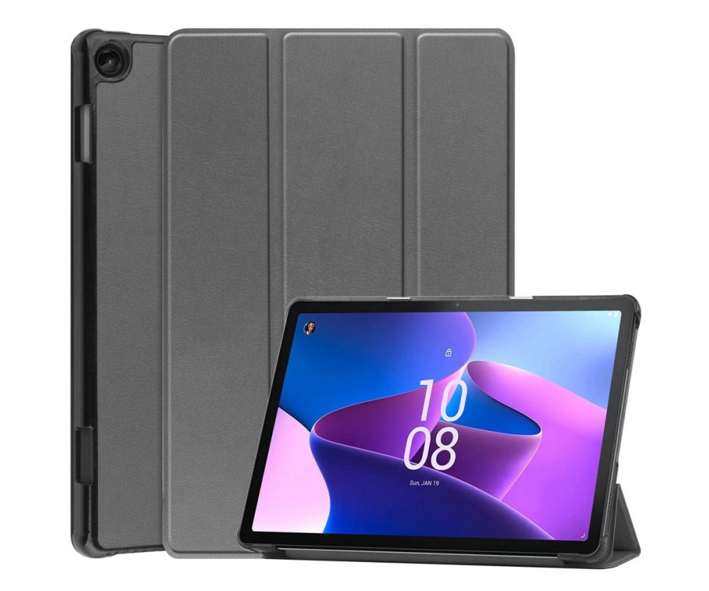 Tri-fold Fodral till Lenovo Tab M10 Gen 3 - Grå