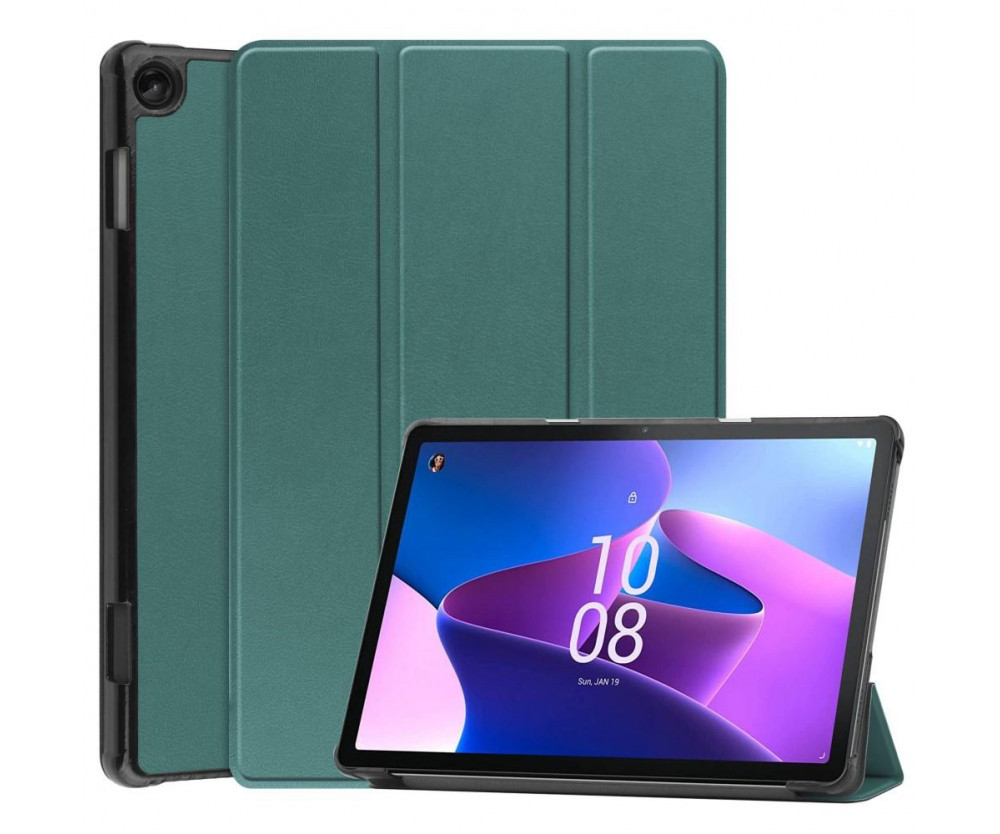 Tri-fold Fodral till Lenovo Tab M10 Gen 3 - Grön