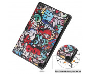 Tri-fold Fodral till Lenovo Tab M10 Gen 3 - Graffiti