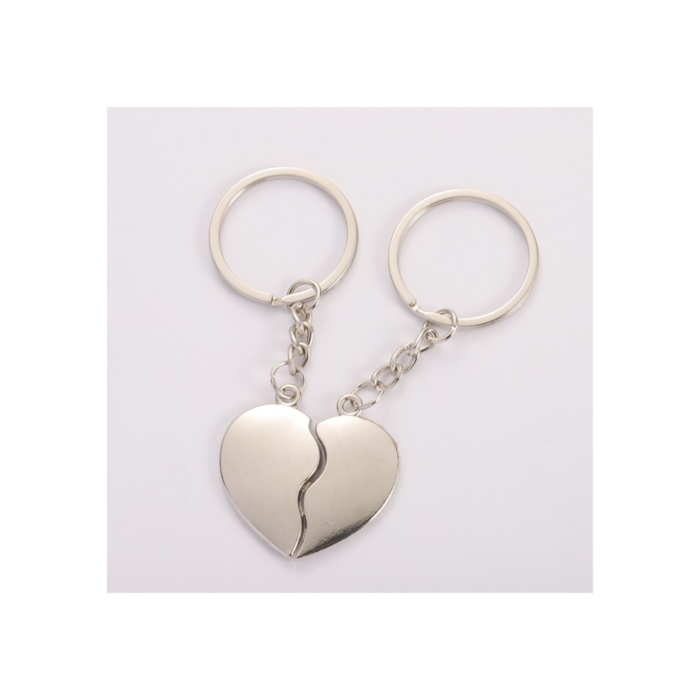 1 par kærlighed nøgleringe Nøglering Valentines Broken heart Hearts