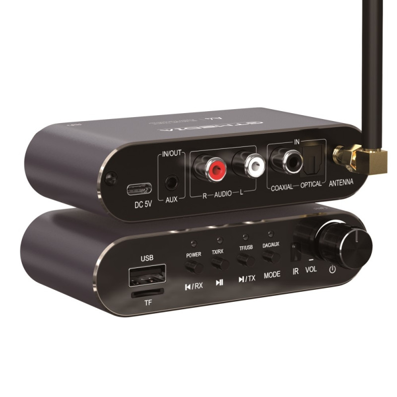 GTMEDIA 6 - i - 1 Bluetooth 5.1 lydadapter RX/TX - moduser USB TF - kort IR - fjernkontroll