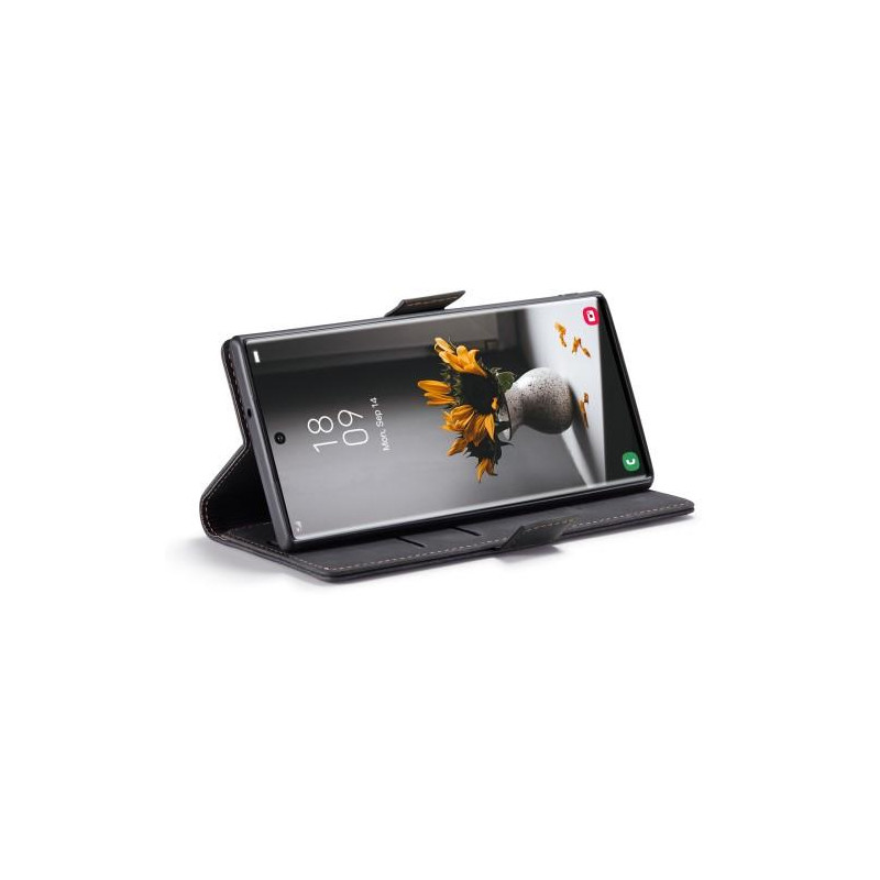 CASEME Retro Pung Taske til Samsung Galaxy S23 Ultra - Sort