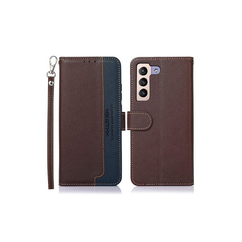 Samsung Galaxy S23+ (Plus) KHAZNEH Lommebok - deksel - Brun/Blå