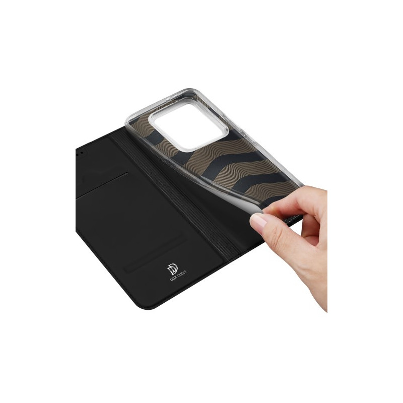 DUX DUCIS Skin Pro Series Taske med Kortspor Xiaomi 14T Pro - Sort