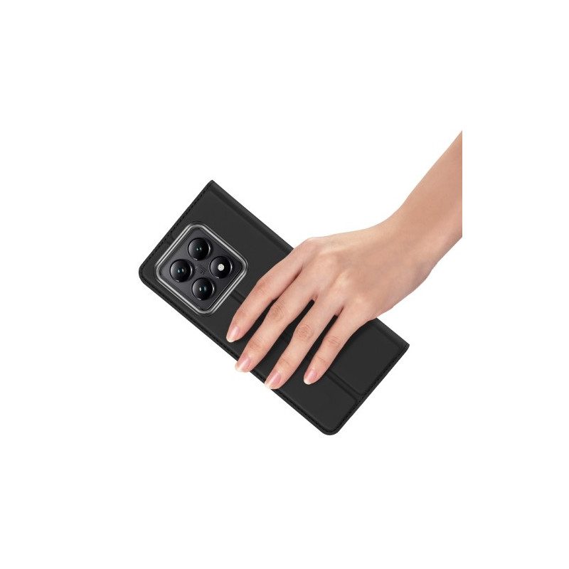 DUX DUCIS Skin Pro - sarjan kotelo korttipaikalla Xiaomi 14T Pro - Musta