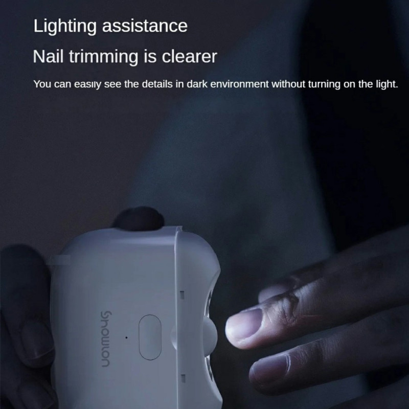 XIAOMI YOUPIN SHOWLON LQ - DDZJD03 Elektrisk Negleklipper Automatisk