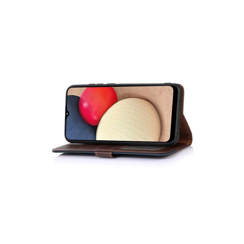 KHAZNEH puhelimen kansi Samsung Galaxy S23+ (Plus) - ruskea/sininen