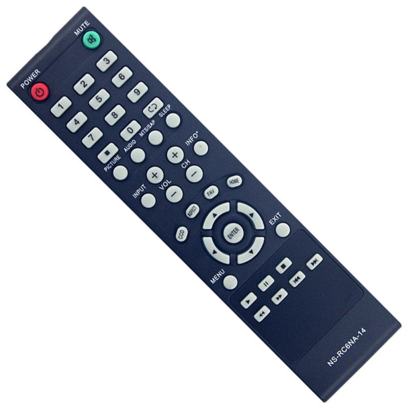 TV-fjernkontroll erstatning for NS-RC6NA-14 for Insignia TV