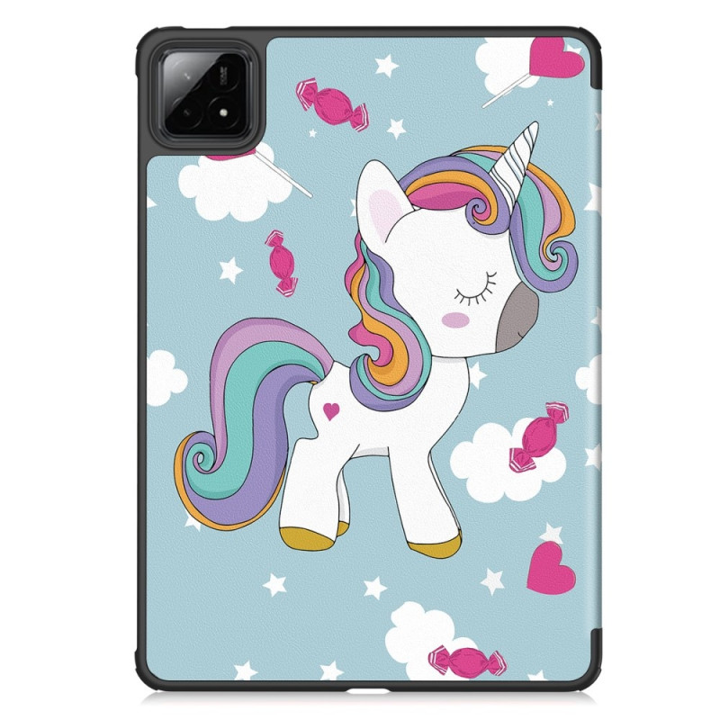 Slim Fit Cover Case til Xiaomi Pad 7 Auto Wake / Sleep - Unicorn